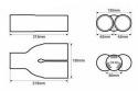 KOŃCÓWKA TŁUMIKA 2x63mm BM SPORT