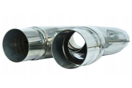 X-PIPE 2,5'' / 63mm WYDECH V6 V8 BM SPORT STAL NIERDZEWNA